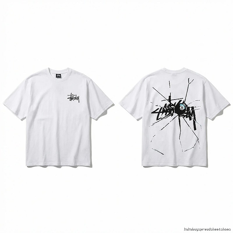 Stussy 8 Ball Style White T-shirt