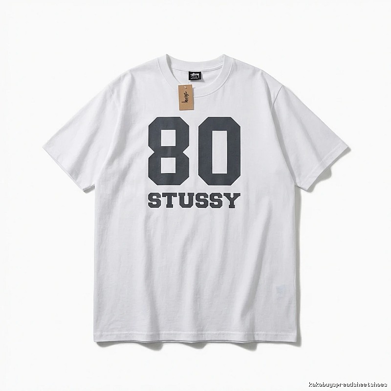 Stussy 80 Series Simple White T-shirt