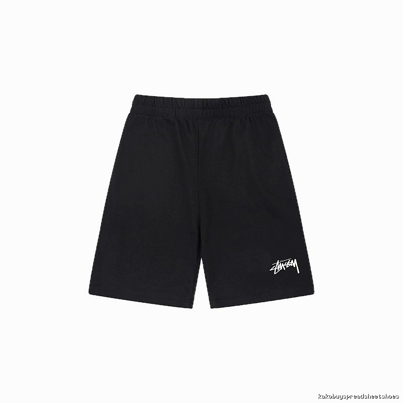 Stussy basic casual black shorts