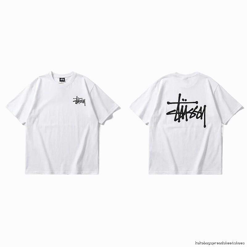 Stussy basic simple white T-shirt