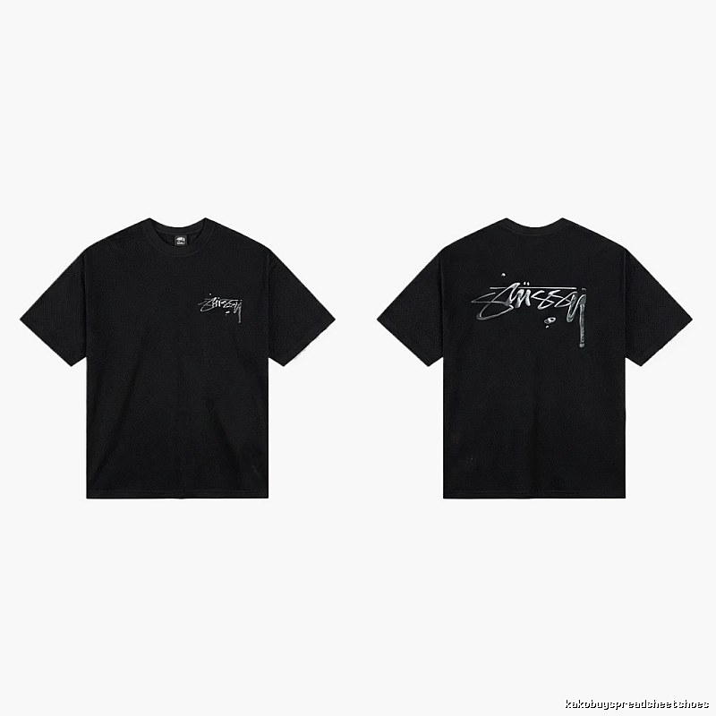 Stussy basic style minimalist black T-shirt