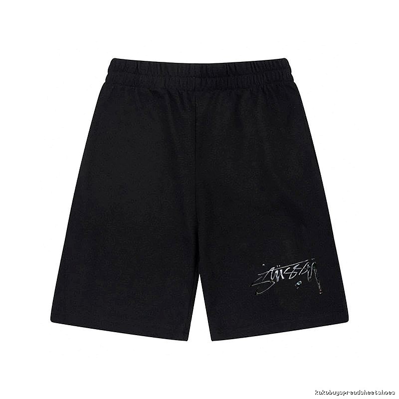 Stussy Basic Style Trendy Black Shorts