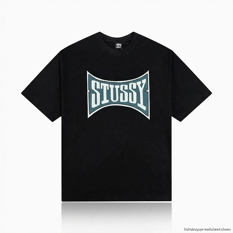 Stussy classic black T-shirt