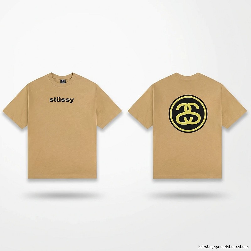 Stussy classic khaki short-sleeve