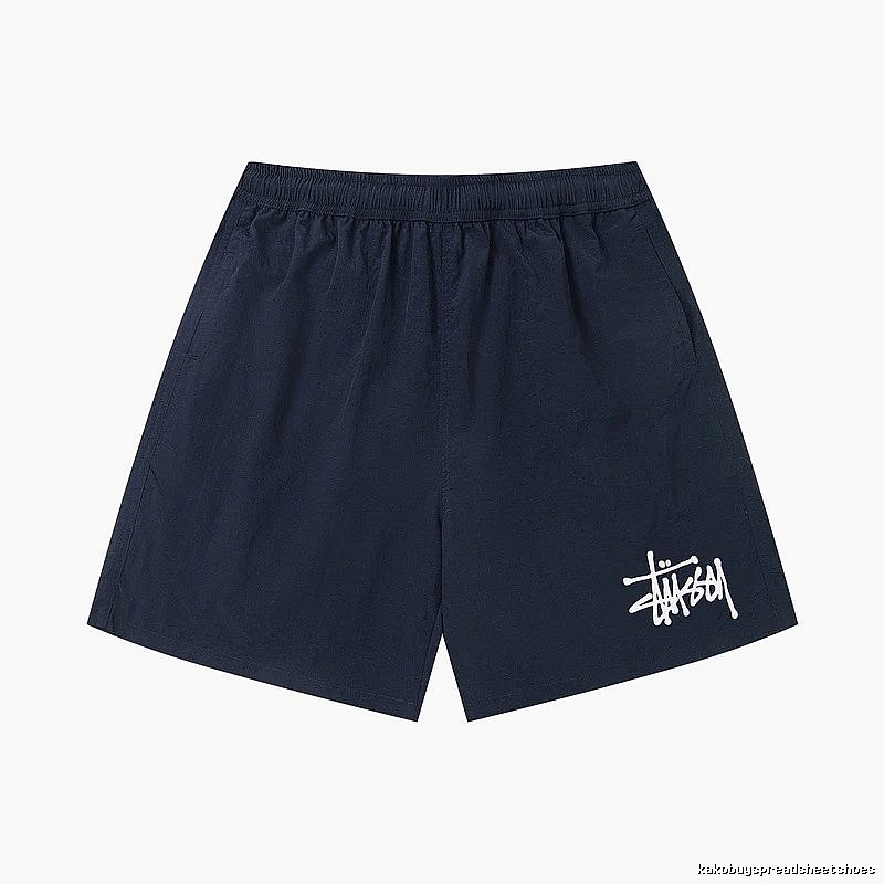 Stussy Classic Street Style Navy Blue Casual Shorts