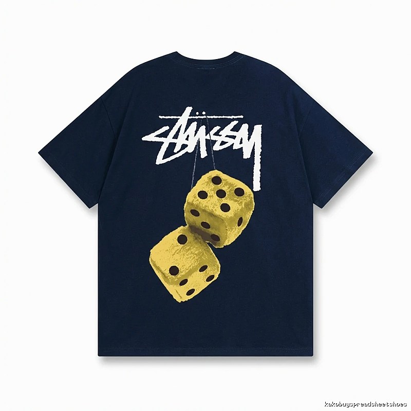 Stussy Dice Style Navy Blue T-Shirt