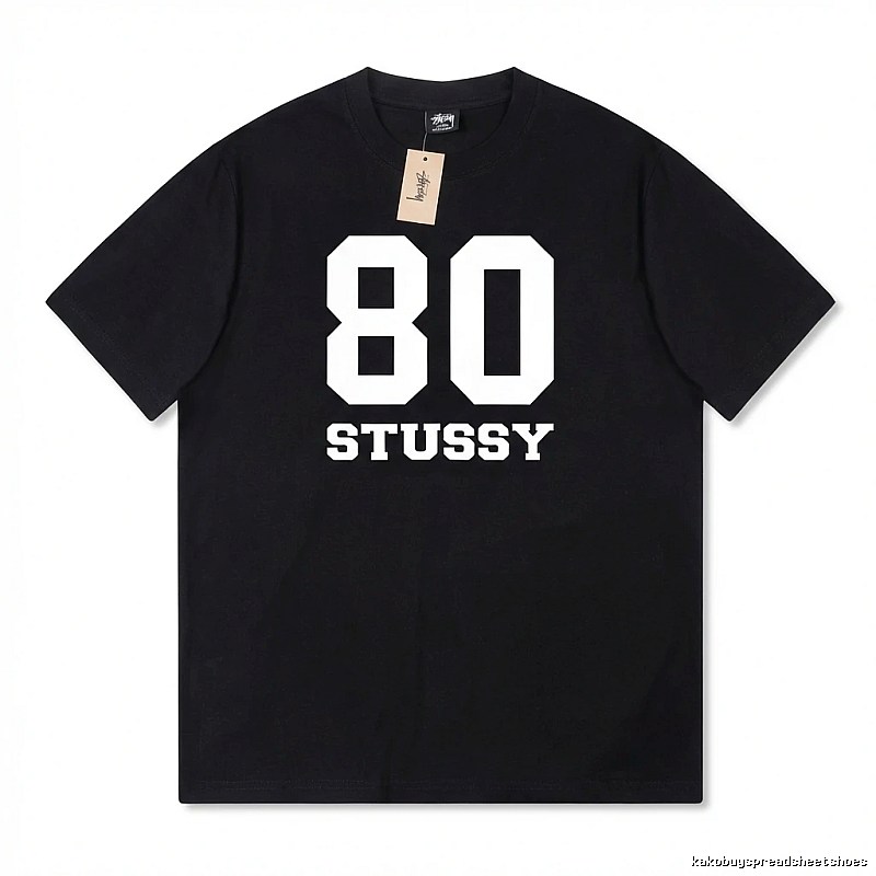 Stussy digital style black T-shirt