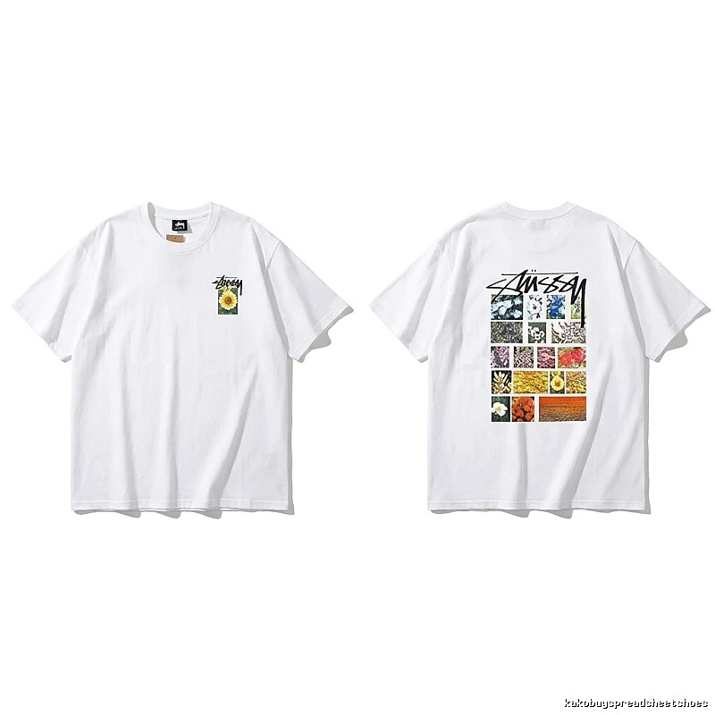 Stussy Floral Series White T-shirt