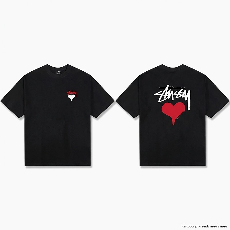 Stussy Love Graffiti Style Black T-shirt