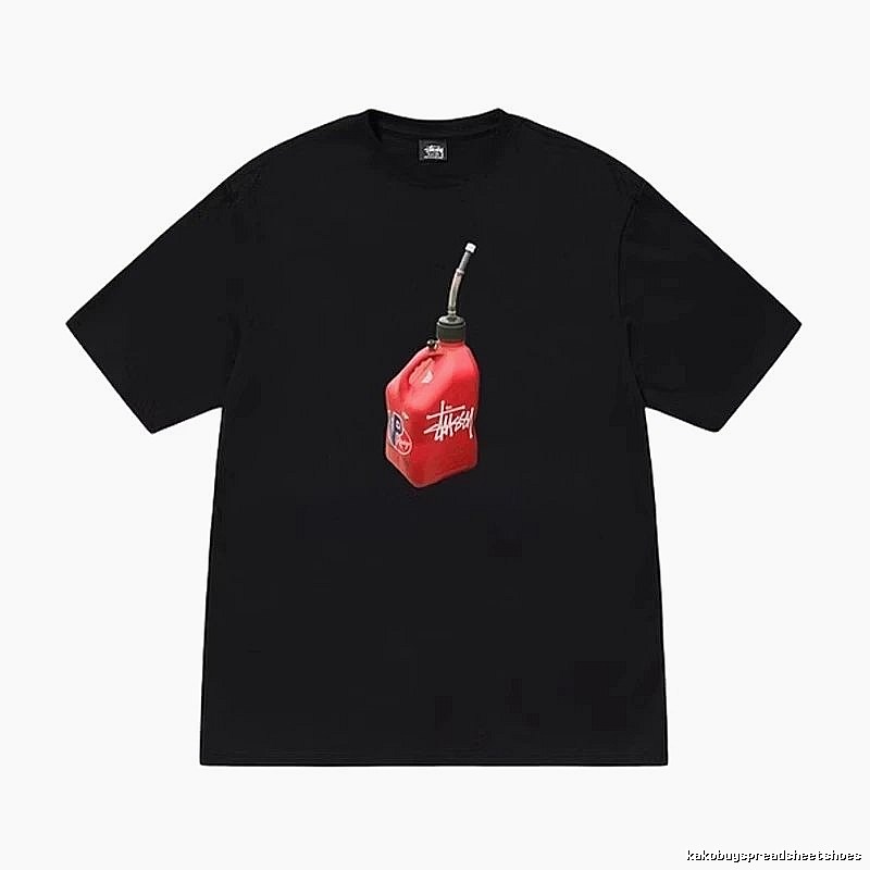 Stussy Monogram Graphic T-shirt Black White Stussy for Layered Styling