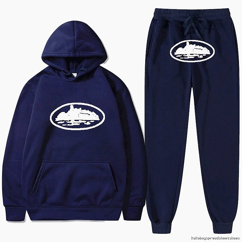 Stussy Navy Tracksuit Set Training Look Logo