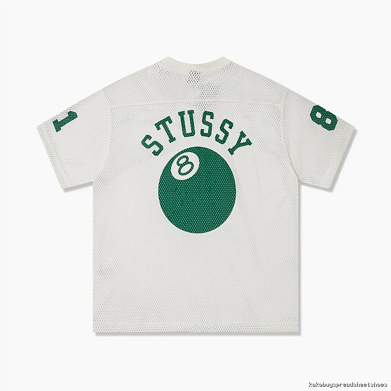 Stussy No.8 Ball White Trendy T-shirt