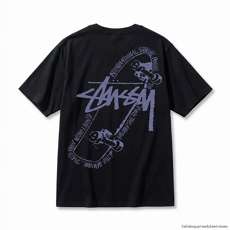Stussy Skateboarding Series Black T-shirt