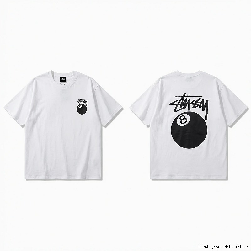 Stussy trendy style white T-shirt