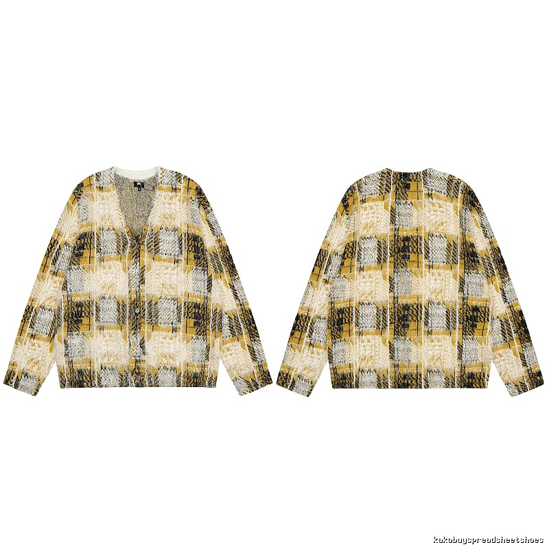 Stussy Yellow Swirl Graphic SweatShirt Warm Weather