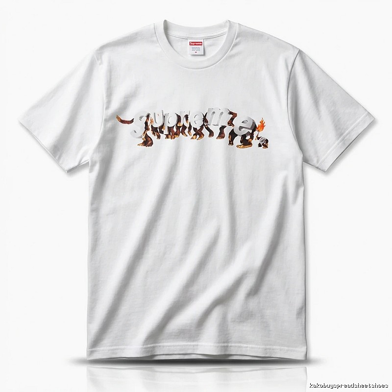 Supreme Animal Print White T-shirt
