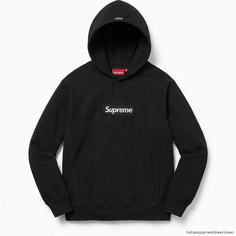 Supreme basic black hoodie