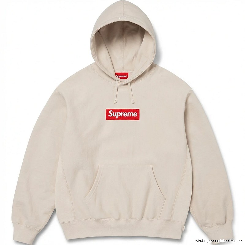 Supreme basic casual style beige hoodie