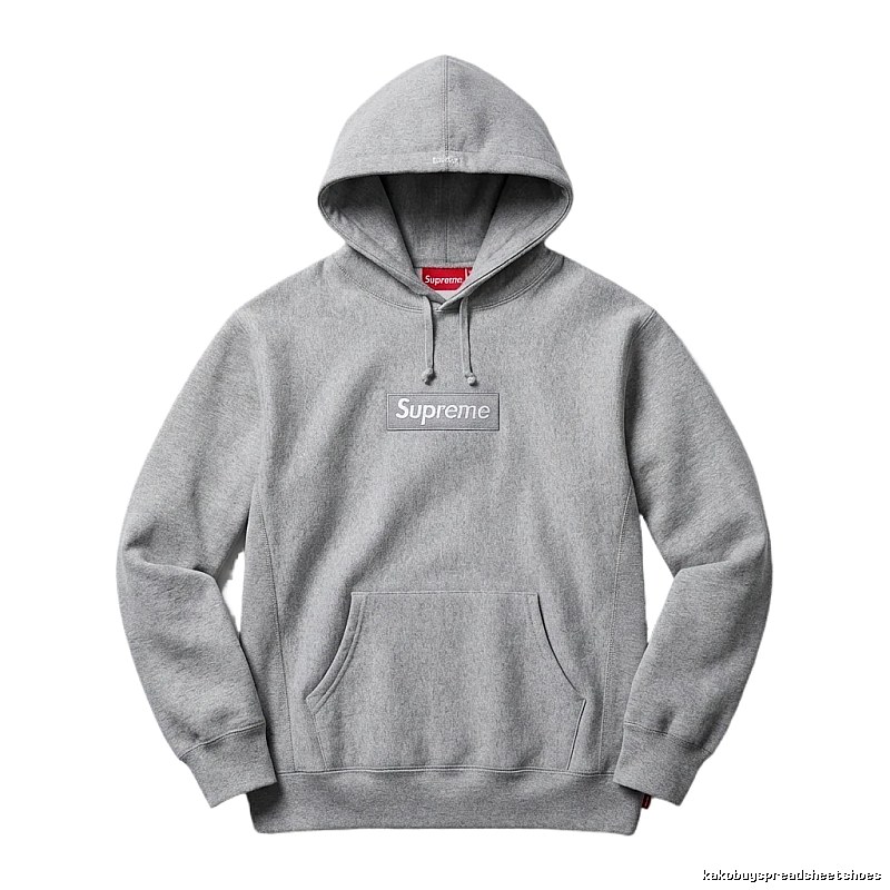 Supreme basic grey hoodie