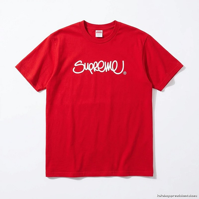Supreme basic red T-shirt