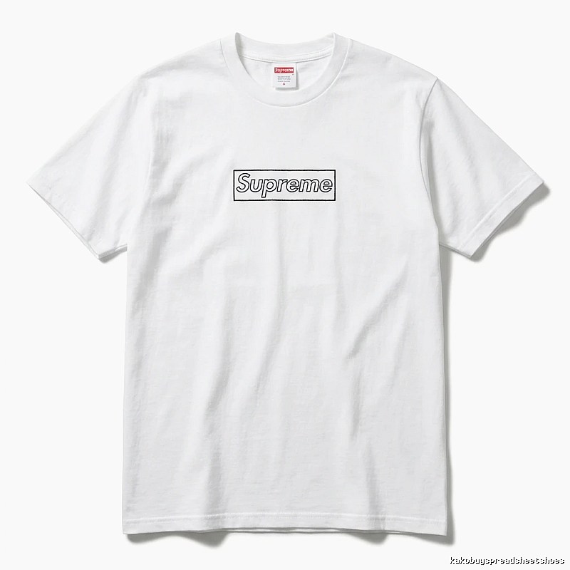 Supreme Basic Simple White T-shirt
