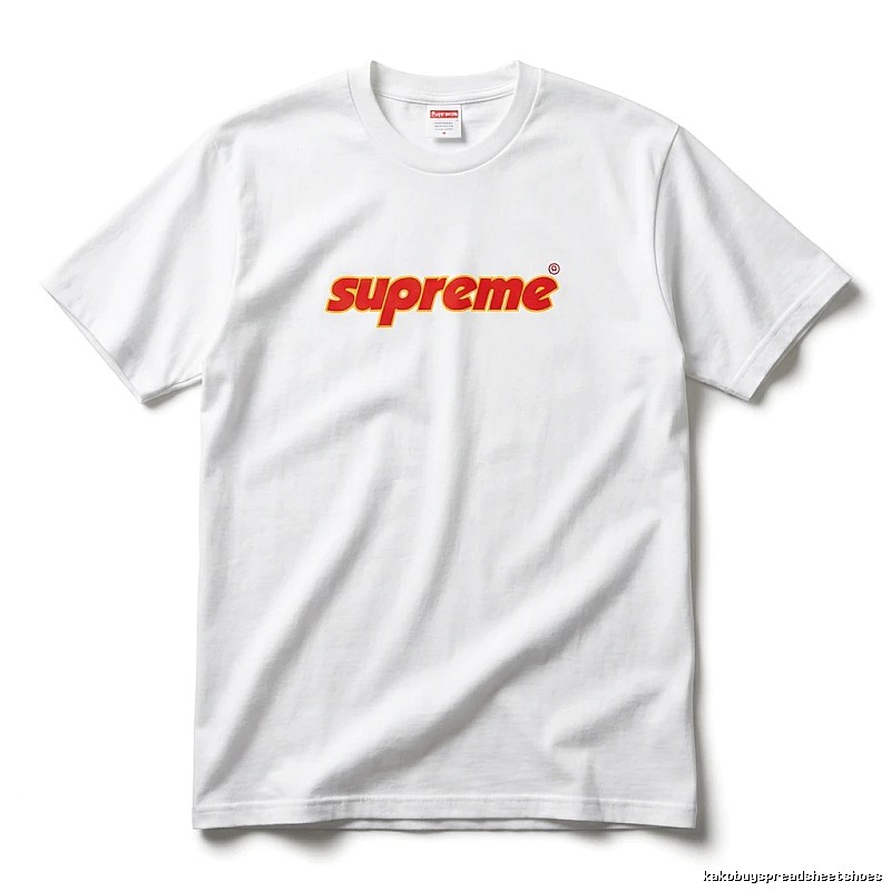 Supreme basic simple white T-shirt