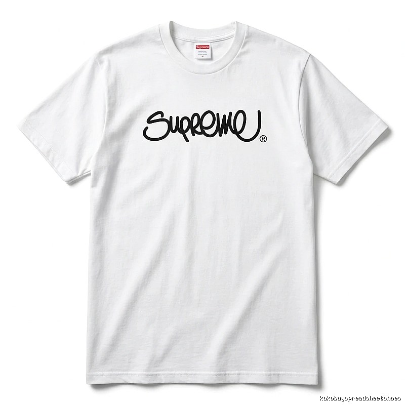 Supreme basic white T-shirt