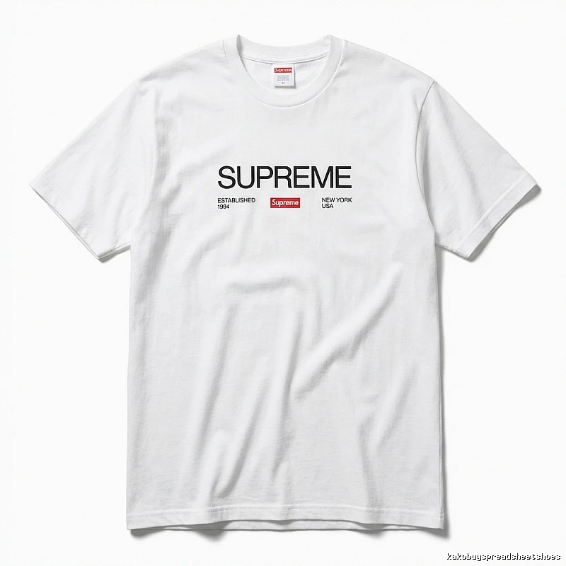 Supreme basic white T-shirt