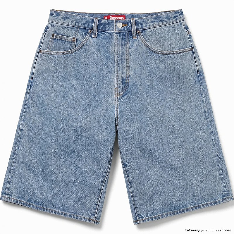Supreme classic denim blue shorts
