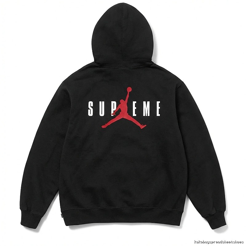 Supreme Co-branded Black Hoodie