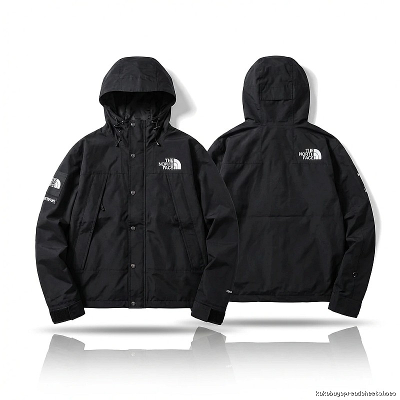 Supreme co-branded black windbreaker