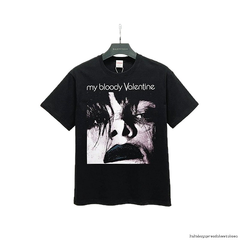 Supreme Collab Portrait Street Style Black T-Shirt