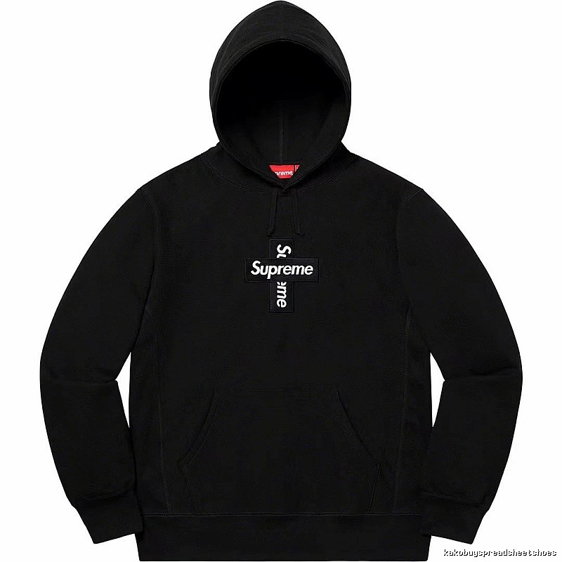 Supreme Lightweight Logo hoodie Gray Red Oversized for Trend Styling