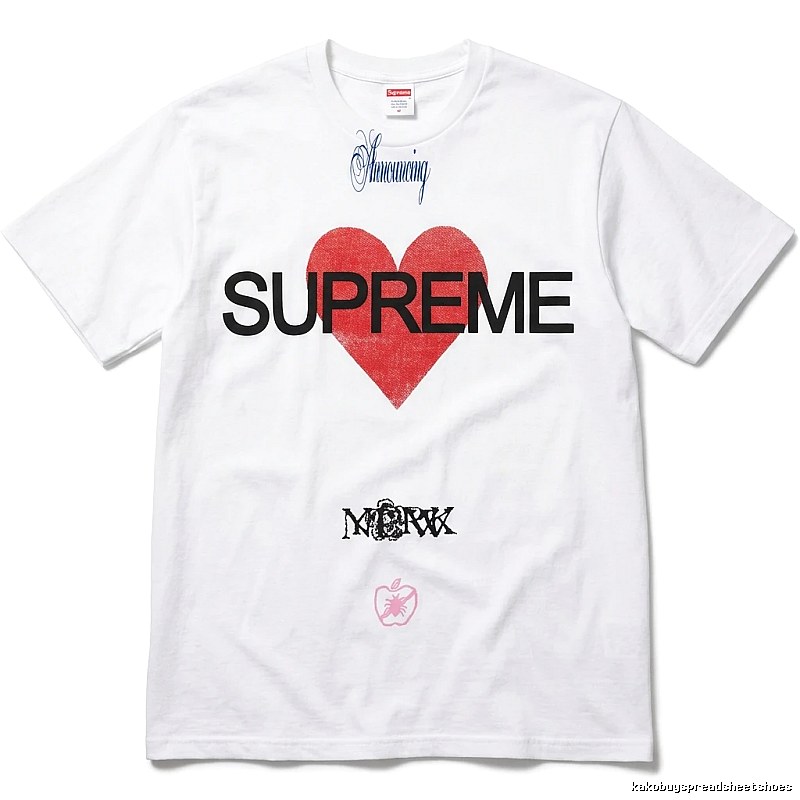 Supreme Love Trendy White T-shirt