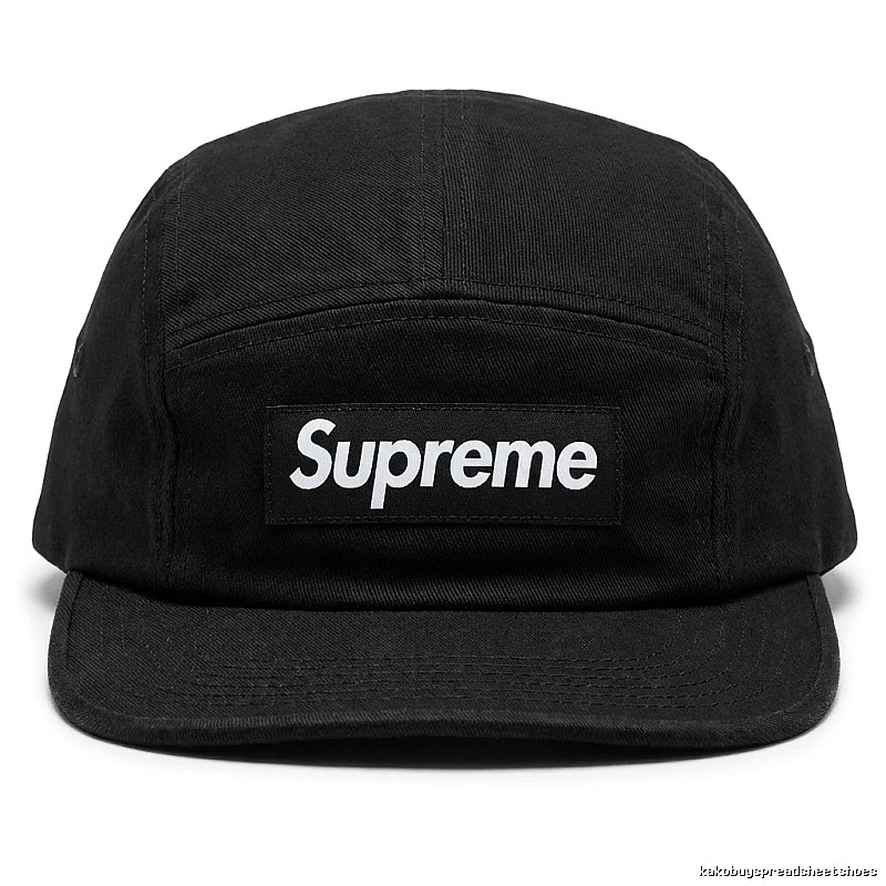 Supreme minimalist style black hat