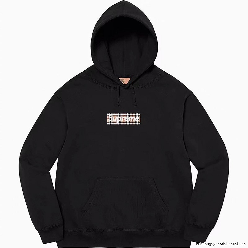 Supreme Monogram Logo hoodie Gray Red Oversized for Casual Outfits