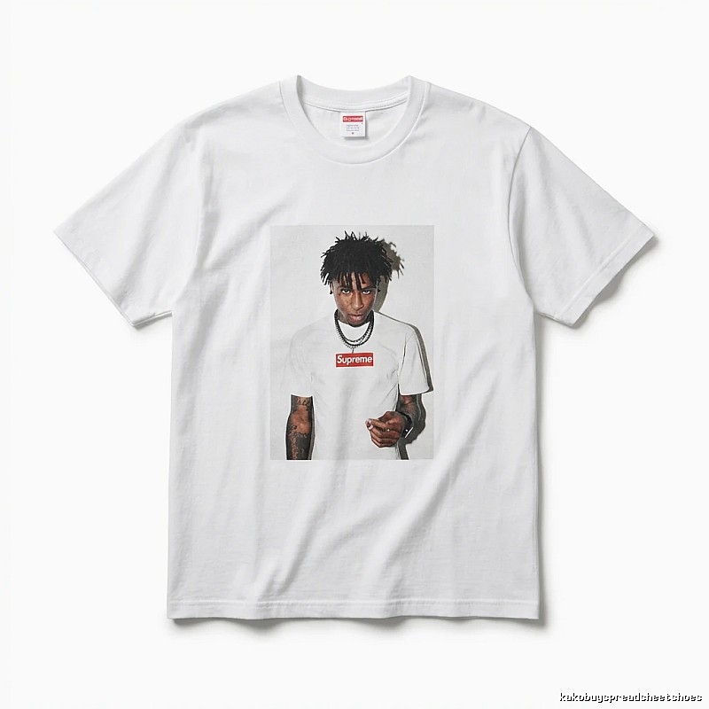 Supreme Portrait Style White T-shirt