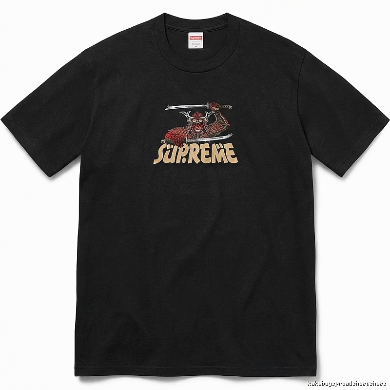 Supreme Samurai-style Black T-shirt