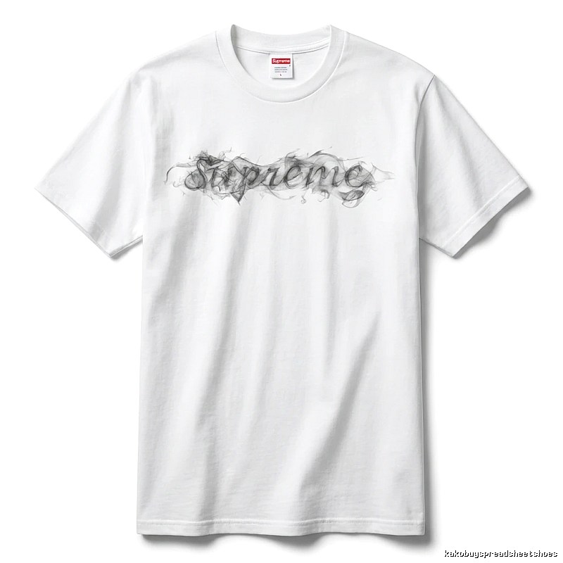 Supreme Smoke Style White T-shirt