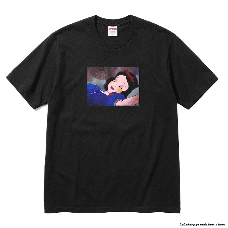 Supreme Snow White Style Black T-shirt