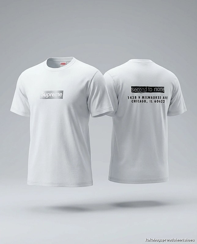 Supreme trendy and cool style white T-shirt