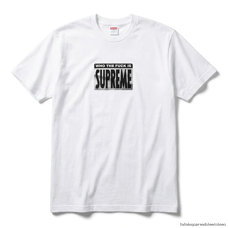 Supreme trendy and cool style white T-shirt