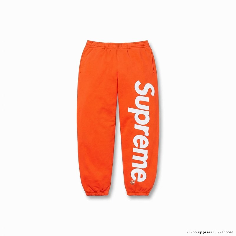 Supreme trendy brand orange sweatpants