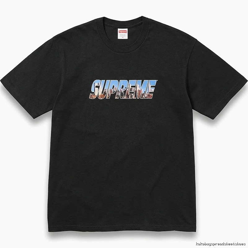 Supreme Urban Style Black T-shirt