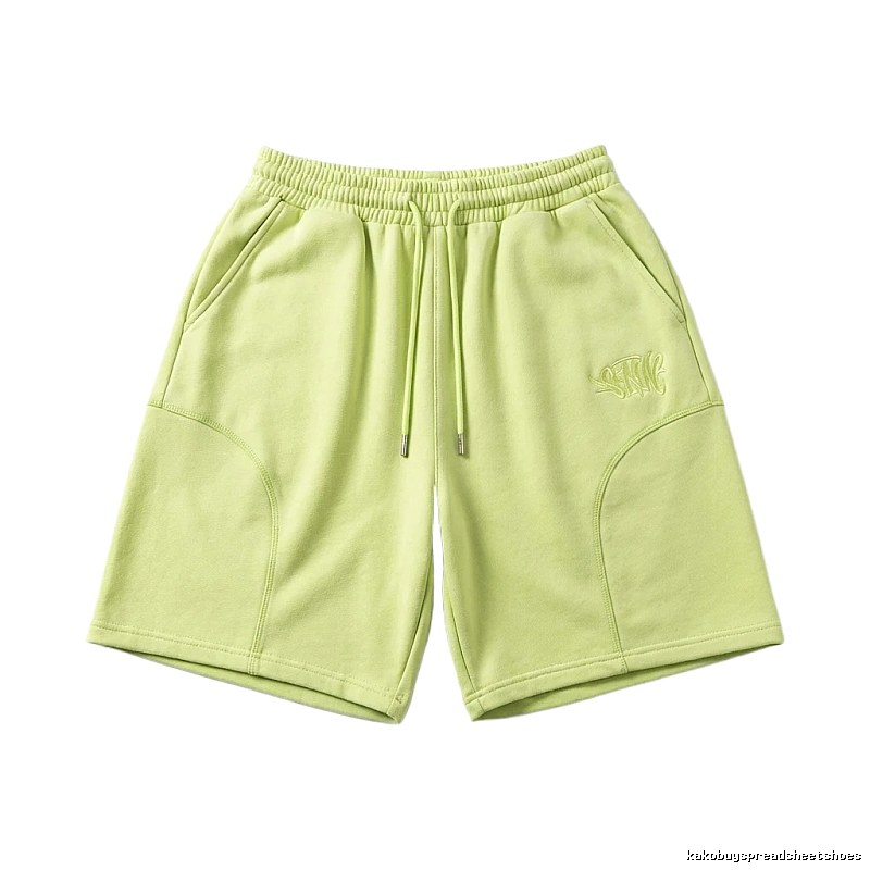 SynaWorld casual light green shorts