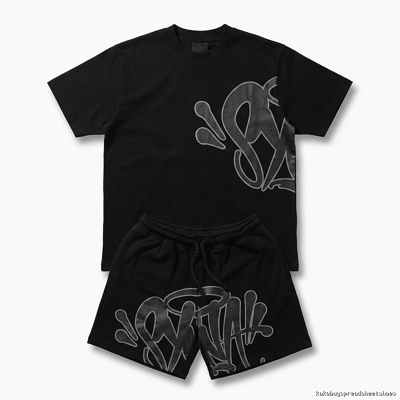 SynaWorld Graffiti-style Black Suit