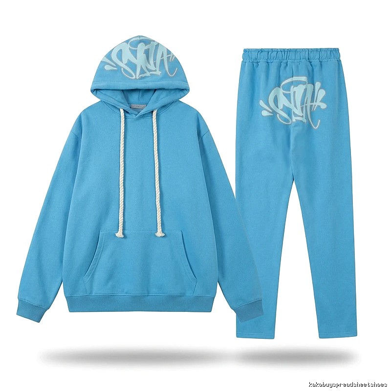 SynaWorld graffiti-style blue suit