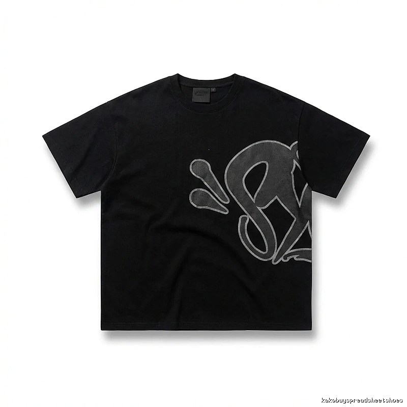 SynaWorld Trendy Black T-shirt
