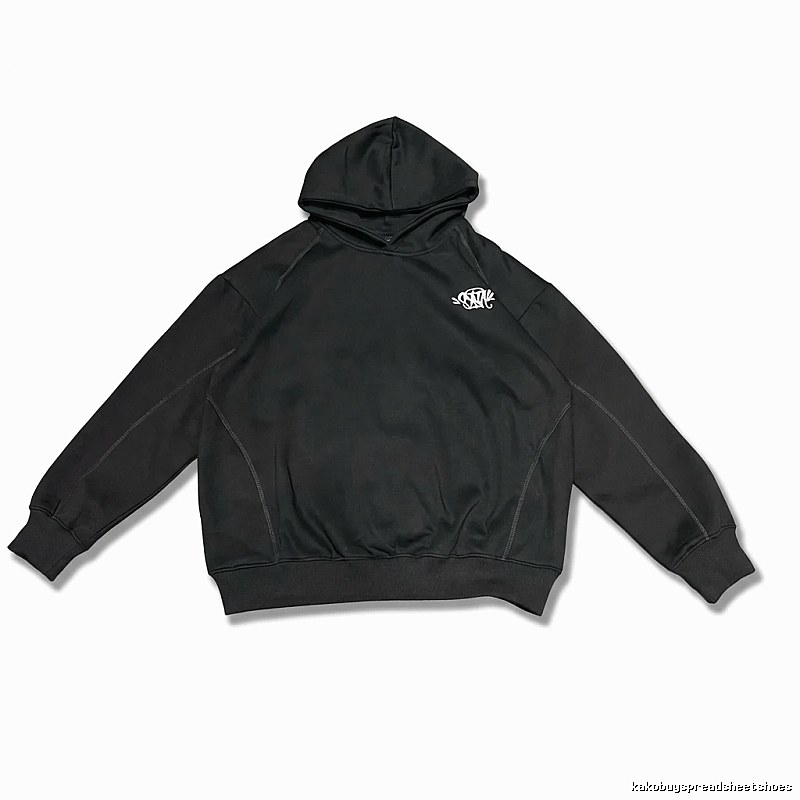 SynaWorld Trendy Cool Black Hoodie