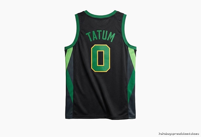 Tatum series black and green trendy brand jerseys